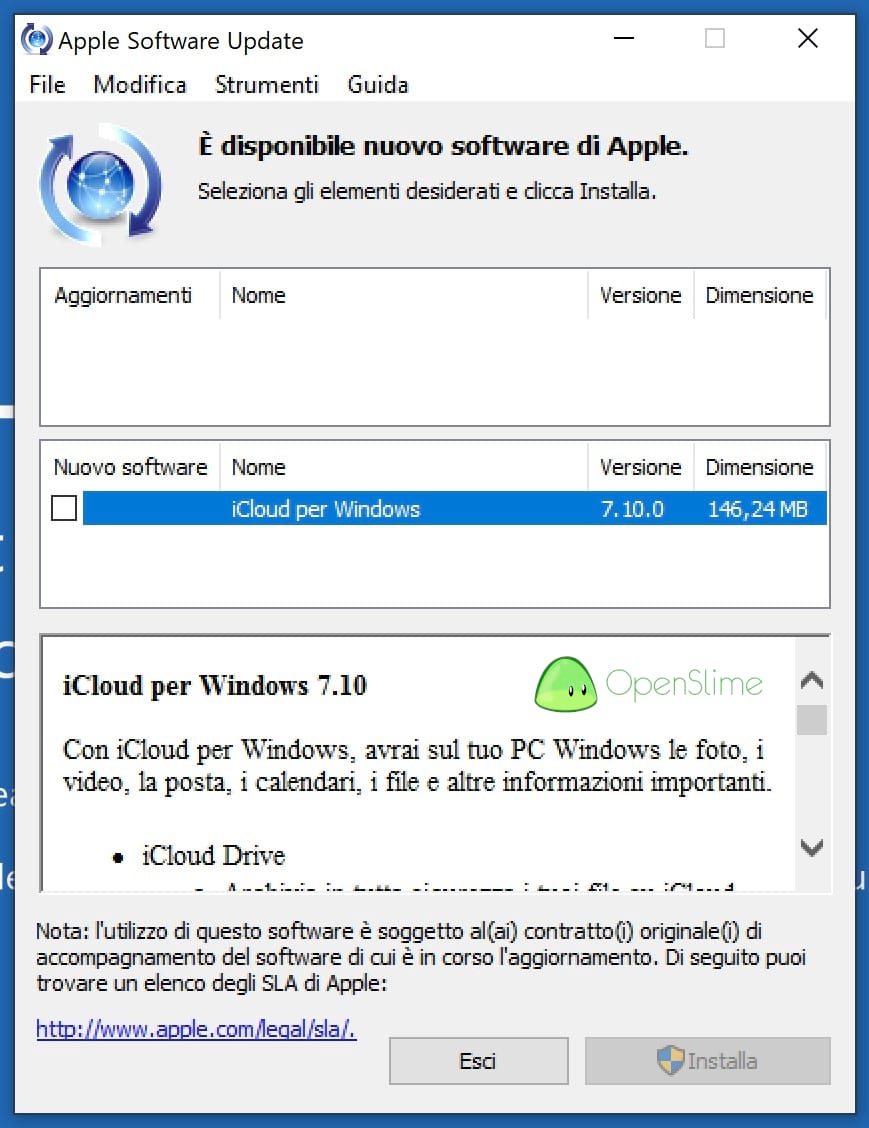 apple software update download windows 10