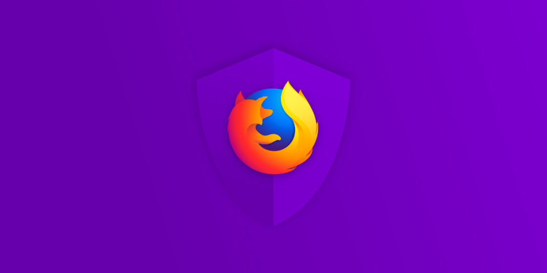Logo di Firefox all'interno dello scudo (