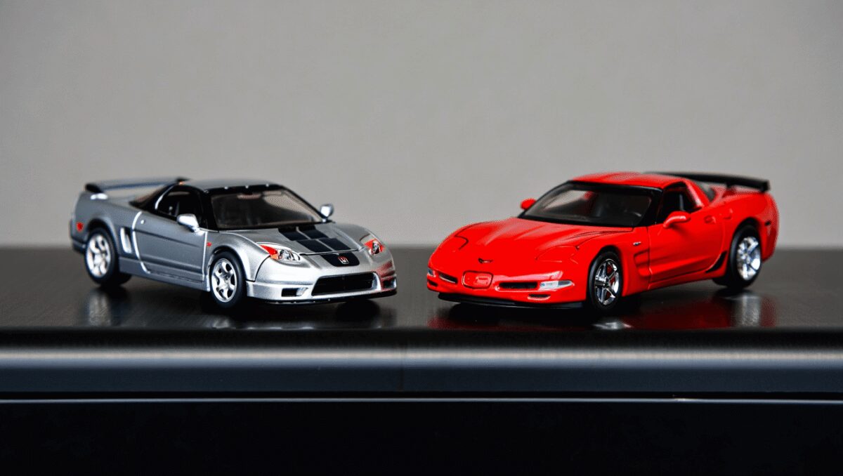 Modellini
Majorette Collection: Honda NSX-R GT e Chevrolet Corvette