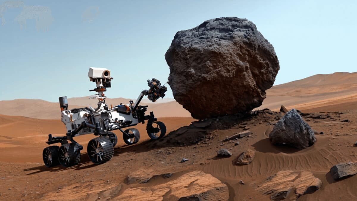 Il rover Perseverance ha trovato un’altra strana roccia su Marte. Forse è un meteorite