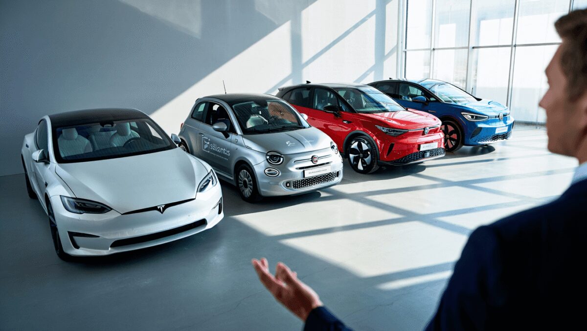 
    	Auto elettriche
        Antitrust: più trasparenza su autonomia e batterie per Stellantis, Tesla, BYD e Volkswagen
    