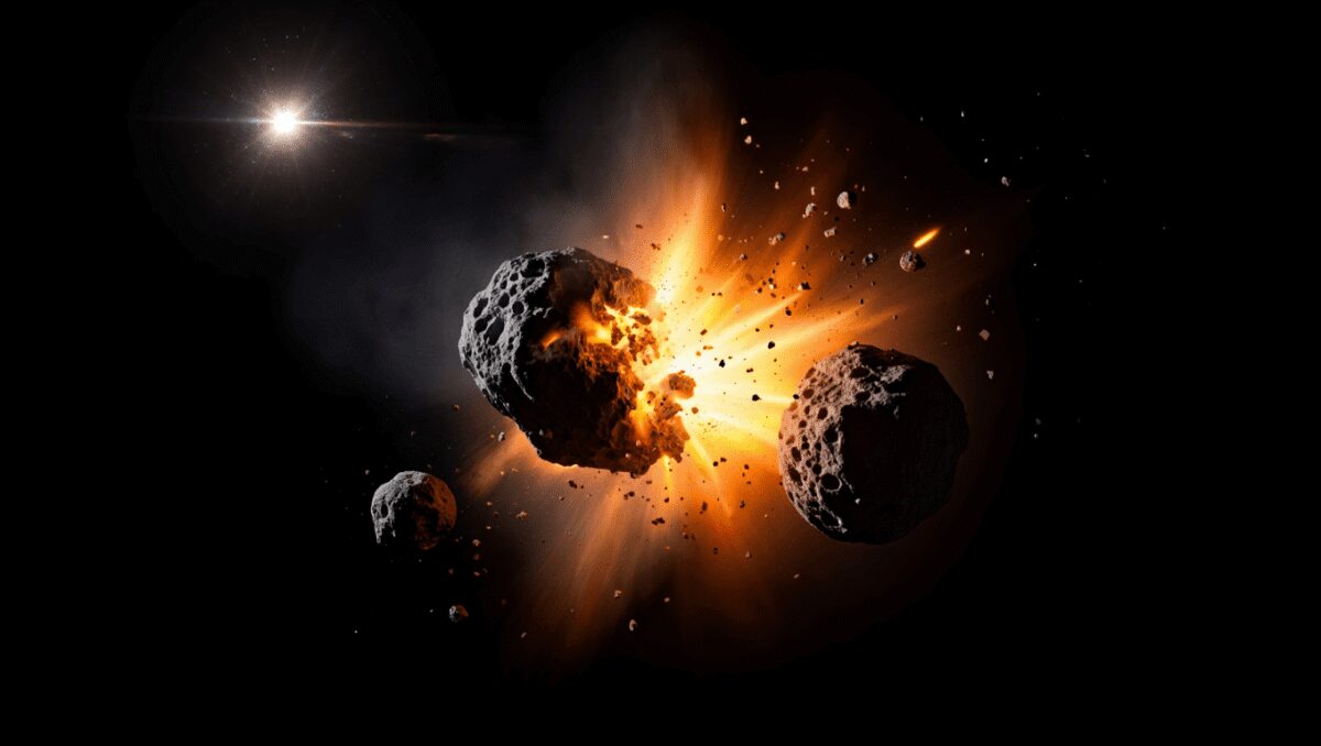 Hubble ha osservato per la prima volta collisioni tra asteroidi in un sistema stellare vicino