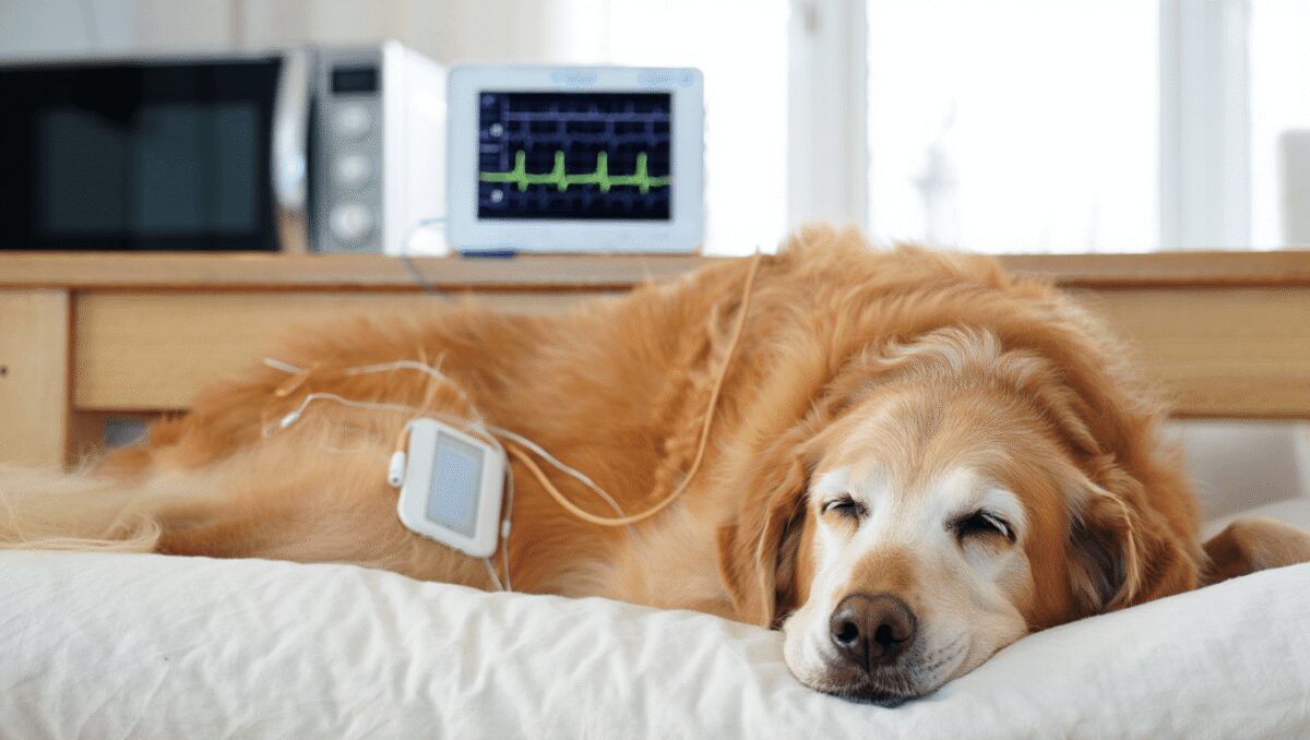 AmoPaw: l’ECG per i cani anziani effettuato con le microonde