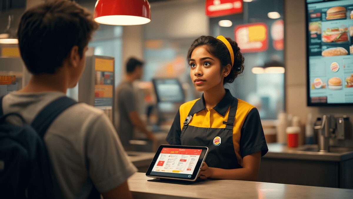 Burger King usa l'AI per insegnare la gentilezza allo staff
