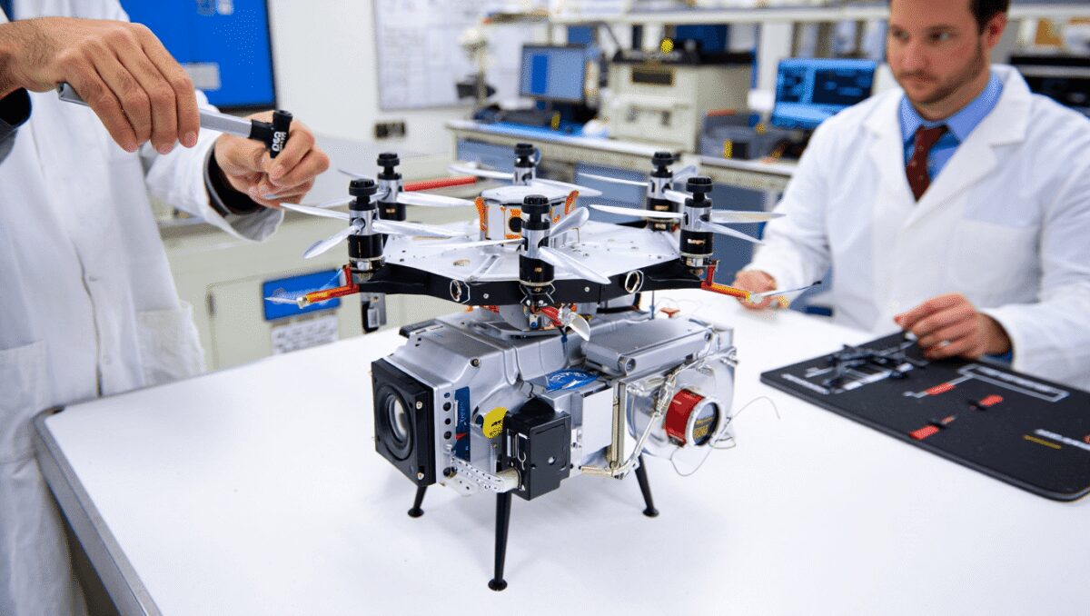 Dragonfly prende forma: prosegue l’assemblaggio, testati paracadute e strumenti