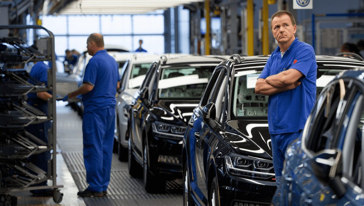 
		
        Volkswagen, l’allarme dei vertici: il nostro modello non è più sostenibile
    