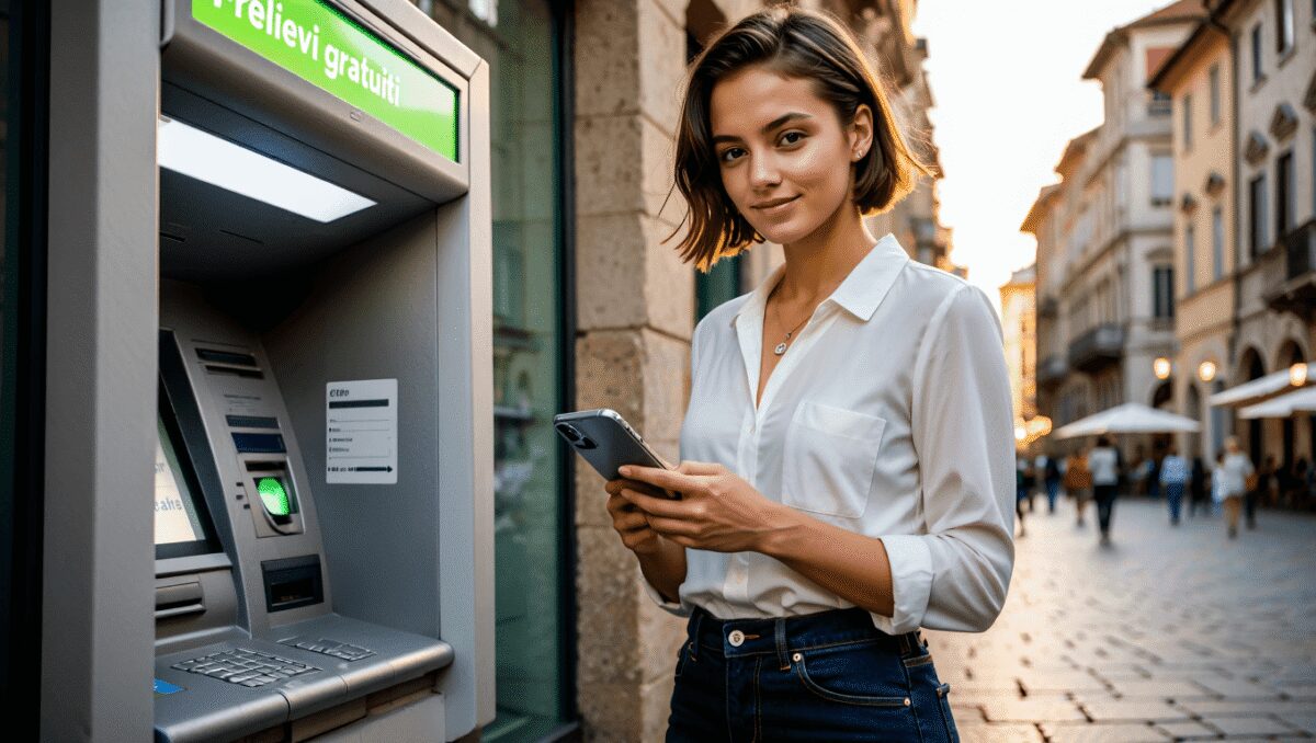 Prelievi gratuiti in tutta Europa con il conto corrente online SelfyConto