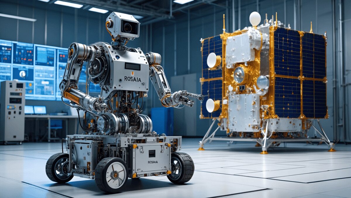 Presentato ROSAIA, un sistema robotico italiano per la manutenzione dei satelliti in orbita