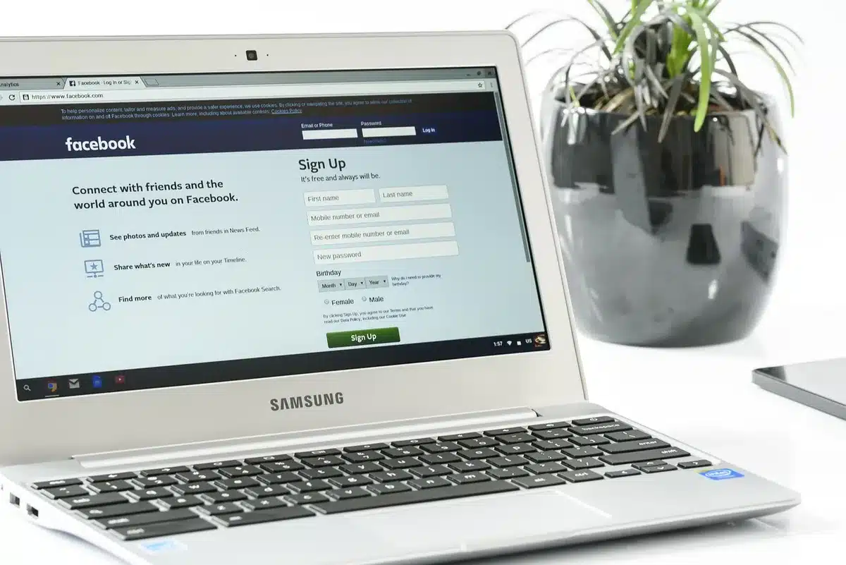 Pagina web che imita un sito di login per phishing